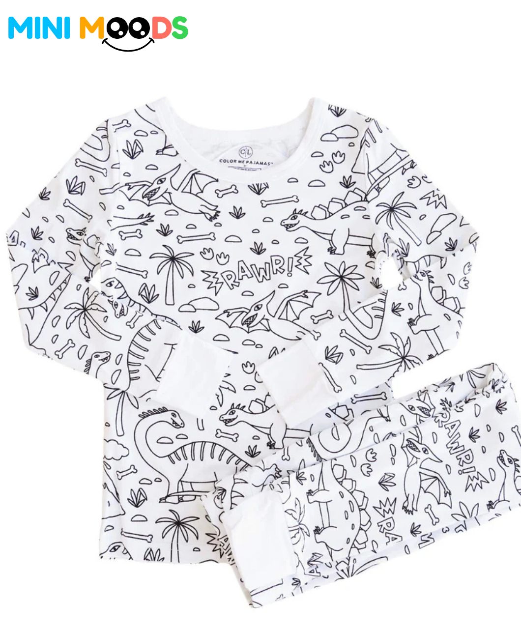 Mini Moods Washable Coloring T-Shirt – Includes 6 Free Markers - Image 4