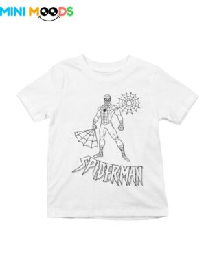 Mini Moods – Paint Your Spider Man Tee Kit (unisex)