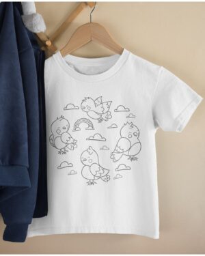 Birds Tee Kit  – Paint the Sky with Creativity