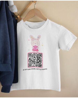 Bunny Love QR Safety T-Shirt – Help Me Get Home